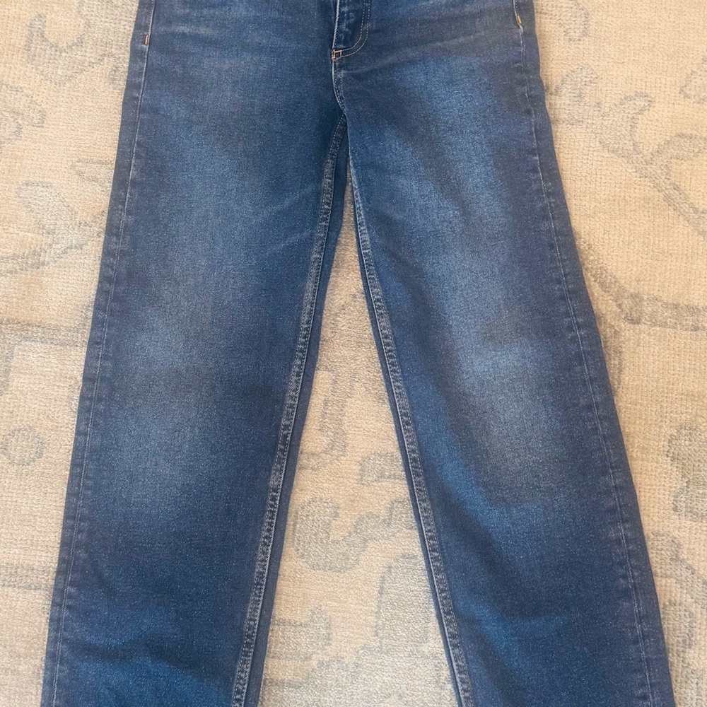 rag & bone women’s Dark Blue Straight Jeans
